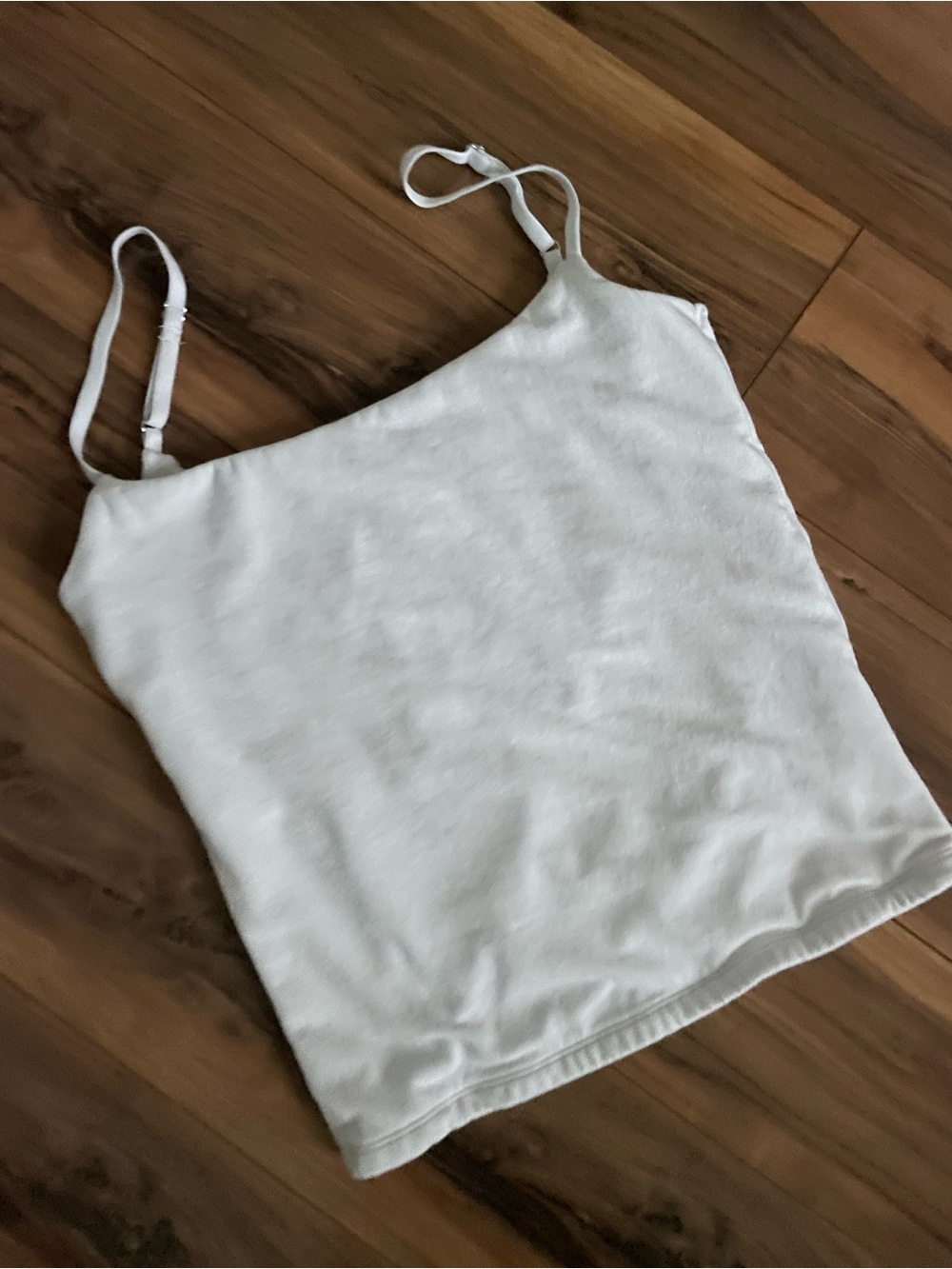 Abercrombie and Fitch bra free Classic White Adjustable-Strap Tank Top - Women M